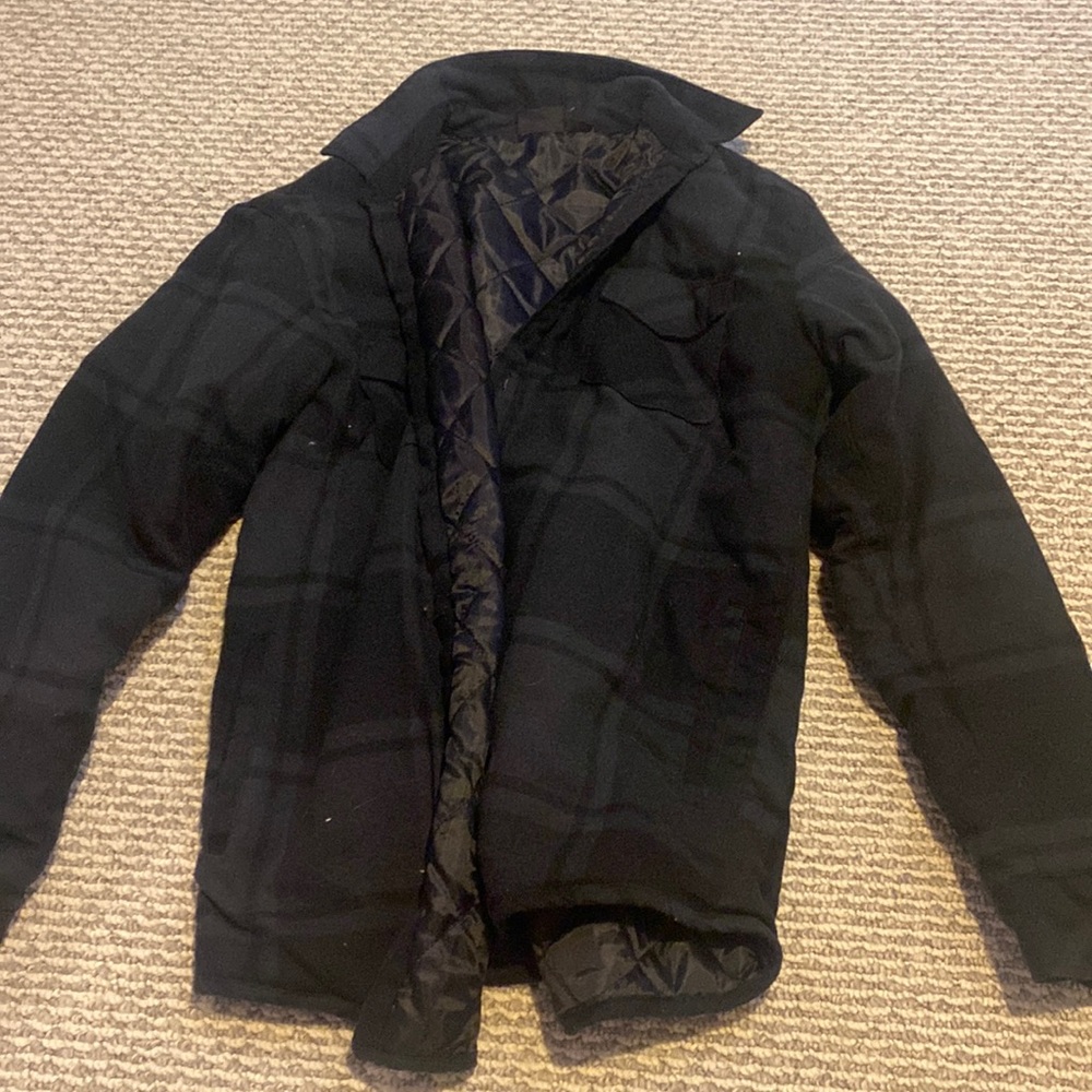 plaid shacket mens